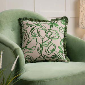 Wylder Albera Floral Embroidered Cushion